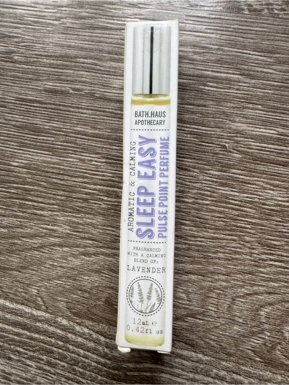 Sleep Easy Lavender Pulse Point Perfume - Lavender-12 ML
